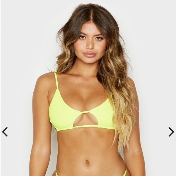 Frankie's Bikinis Other - Frankie’s Bikinis Willa Top Lemon Drop Yellow 🍋